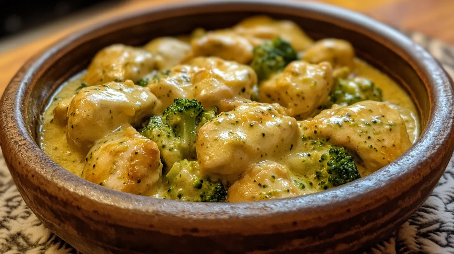 Chicken with Broccoli in a Creamy Cheesy Sauce: How to Make this Delicious Dish