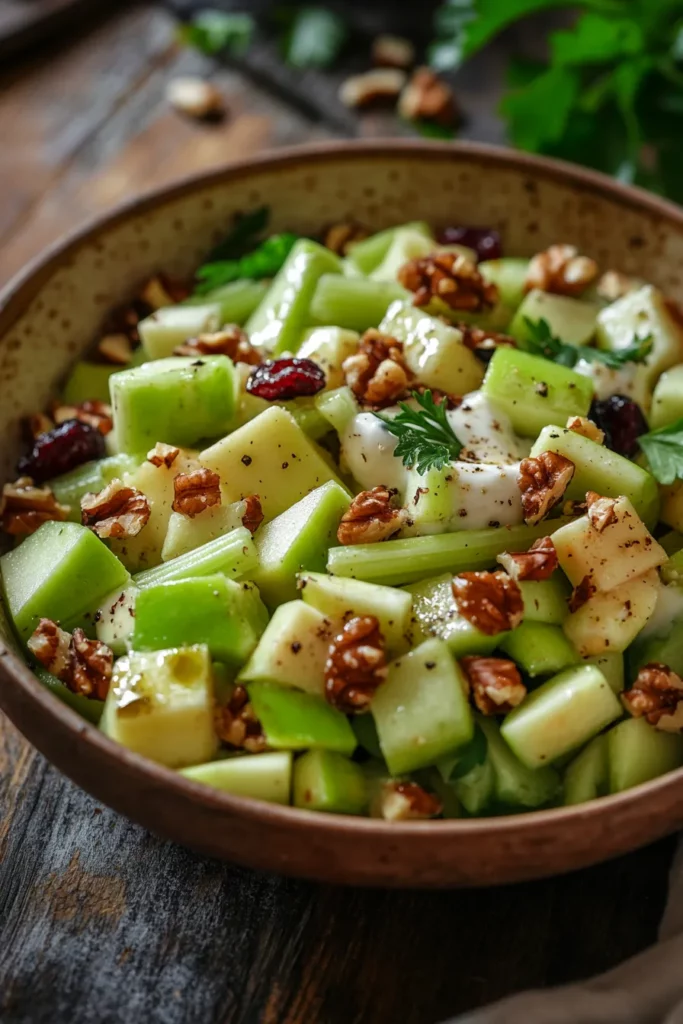 Green Apple and Celery Salad with Yogurt: The Best Recipe for a Refreshing Meal 5 Green Apple and Celery Salad with Yogurt