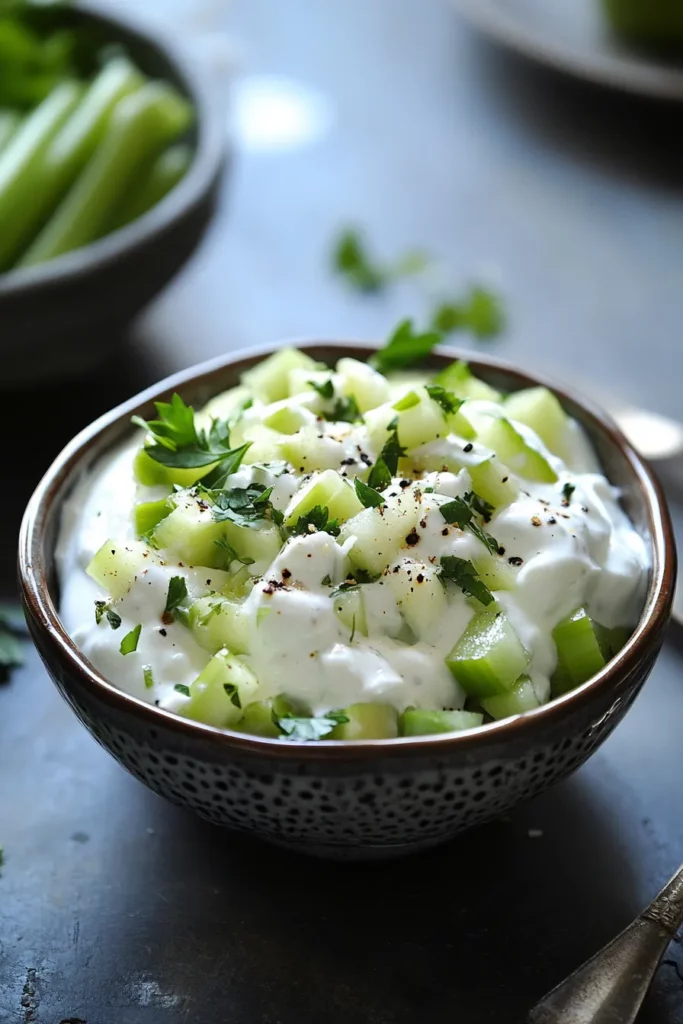Green Apple and Celery Salad with Yogurt: The Best Recipe for a Refreshing Meal 6 Green Apple and Celery Salad with Yogurt