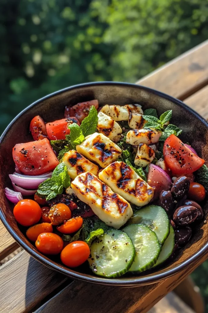 Grilled Halloumi Salad with Watermelon and Mint: The Best Summer Dish! 6 Grilled Halloumi Salad with Watermelon and Mint