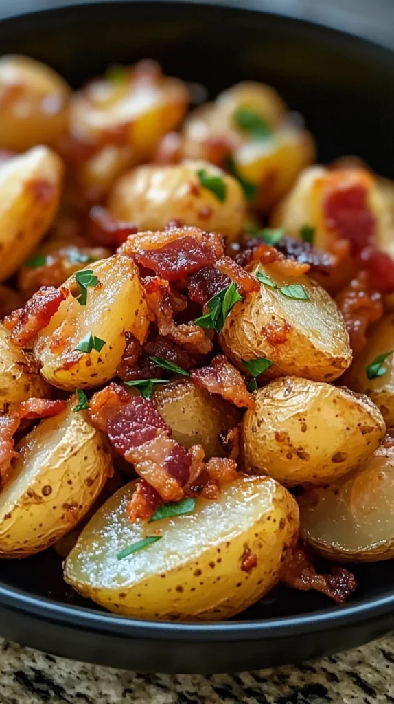 Honey Bacon Roasted Potatoes