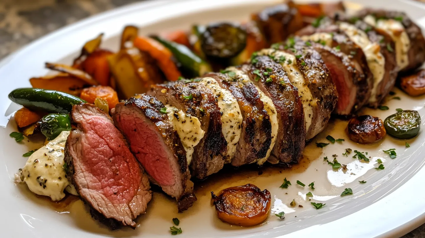 Jalapeño Cream Cheese Stuffed Venison Backstrap Recipe