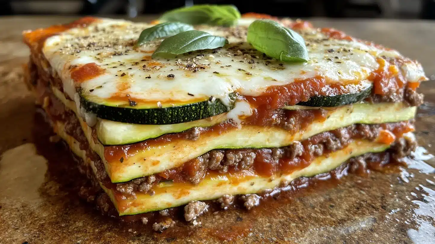 The Ultimate Layered Zucchini Ground Beef Casserole That Will Make You Drool