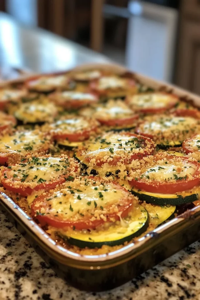 The Ultimate Layered Zucchini and Tomato Bake That Will Make You Fall in Love With Veggies 6 Layered Zucchini and Tomato Bake