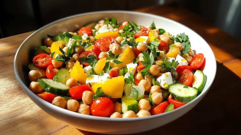 Mediterranean Chickpea Salad with Lemon Vinaigrette: The Best Summer Dish 7 Mediterranean Chickpea Salad with Lemon Vinaigrette