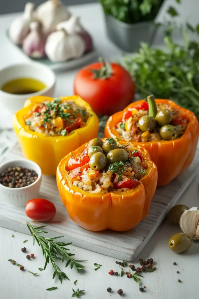 Mediterranean Stuffed Bell Peppers with Couscous: The Best Recipe for a Flavorful Meal 5 Mediterranean Stuffed Bell Peppers with Couscous