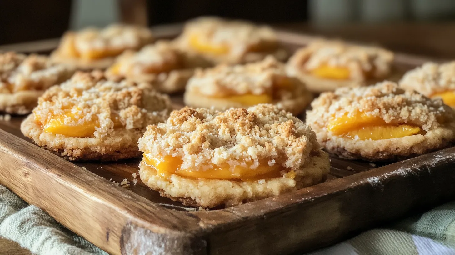 Peach Cobbler Cookies