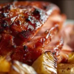 Slow Cooker Brown Sugar Pineapple Turkey Ham