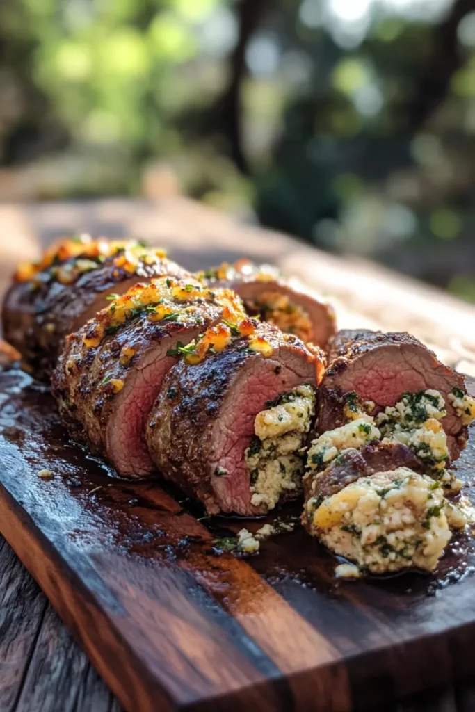 Stuffed Venison Backstrap Recipe