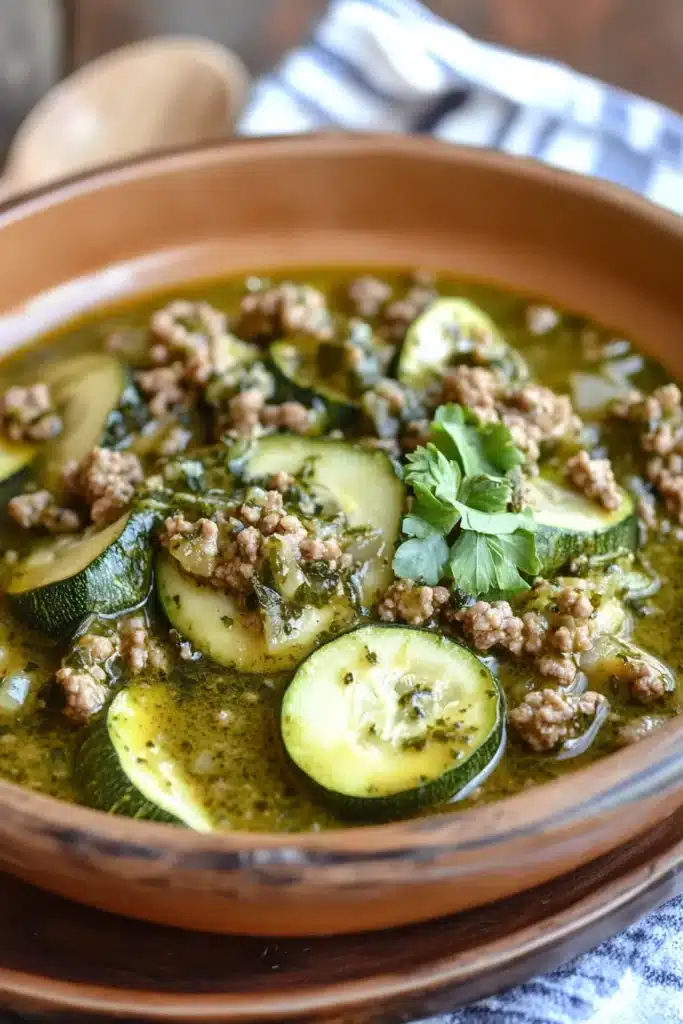 Zucchini with Ground Beef in Green Sauce: How to Make this Delicious Dish in 30 Minutes 6 Zucchini with Ground Beef in Green Sauce