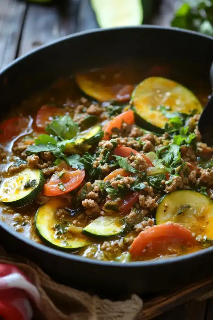 Zucchini with Ground Beef in Green Sauce: How to Make this Delicious Dish in 30 Minutes 5 Zucchini with Ground Beef in Green Sauce