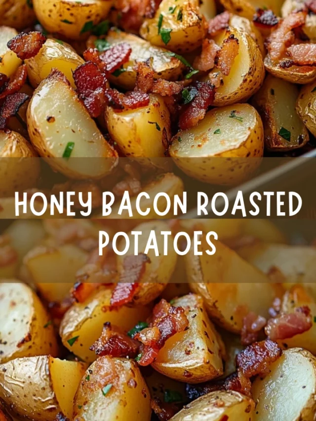 Honey Bacon Roasted Potatoes