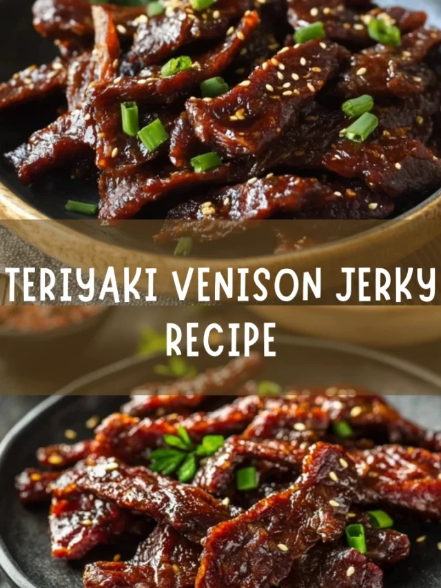 Teriyaki Venison Jerky Recipe