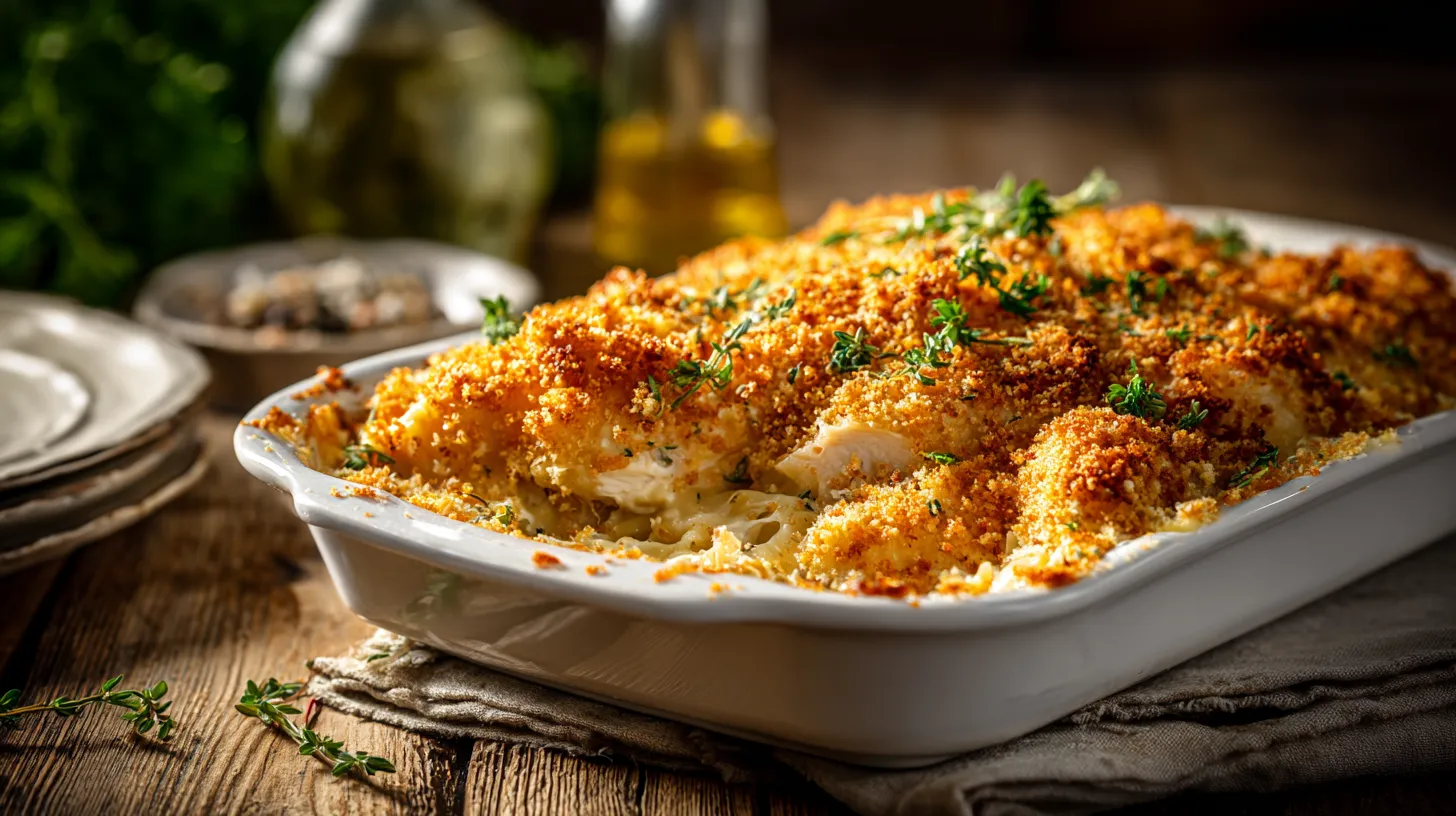 Better Than Olive Garden Chicken Alfredo Bake Recipe