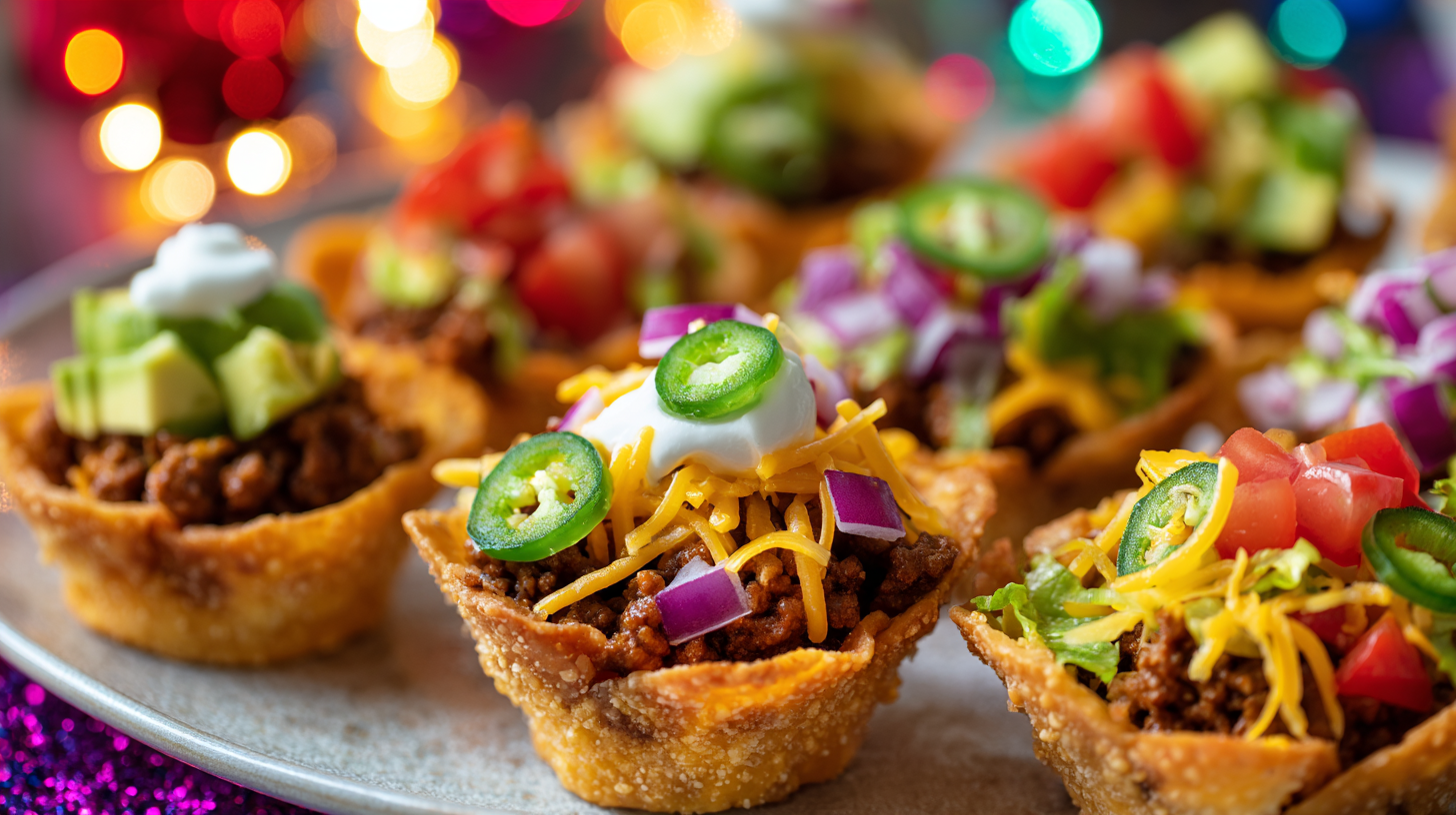 Delicious Mini Taco Cupcakes with Ground Beef and Cheese Recipe: The Perfect Party Appetizer