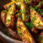 Ranch Seasoned Air Fryer Potato Wedges