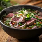Authentic Venison Pho featured image with wild game elements