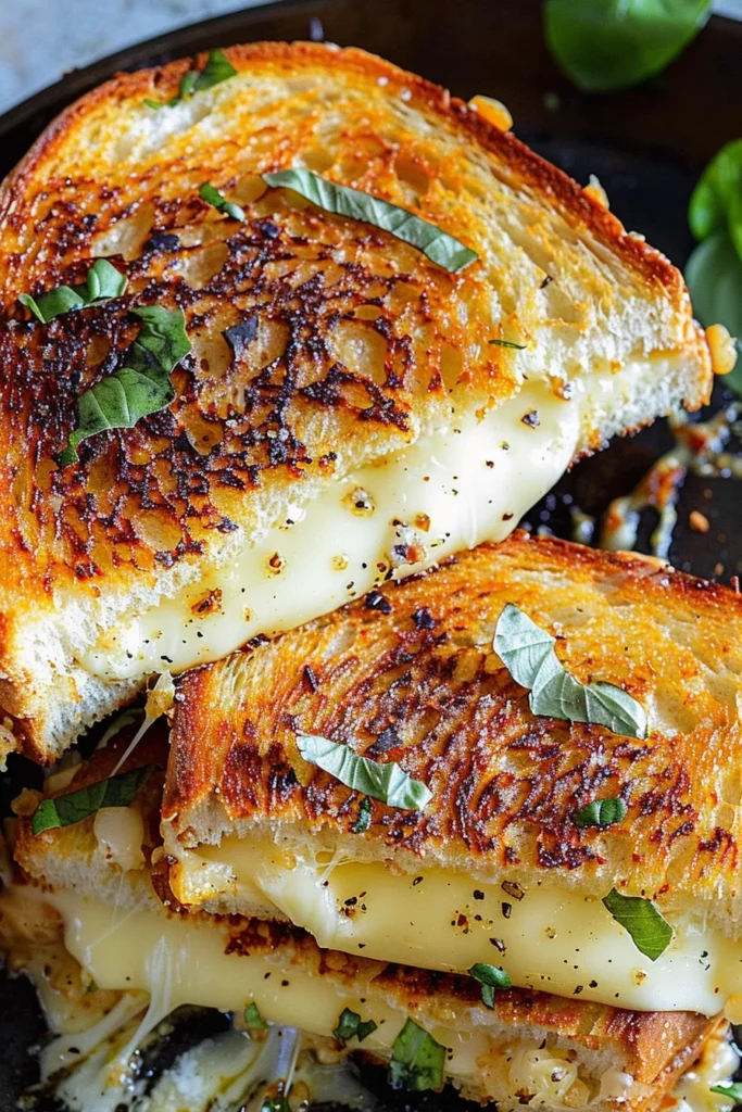 Garlic Bread Grilled Cheese Ultimate Recipe