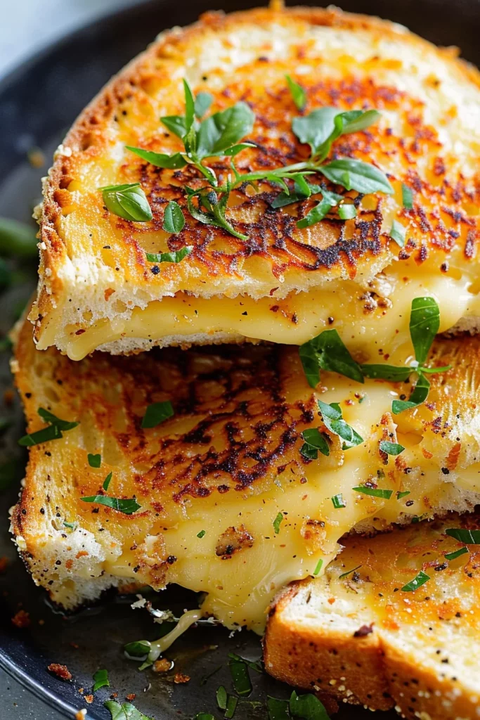 Garlic Bread Grilled Cheese Ultimate Recipe