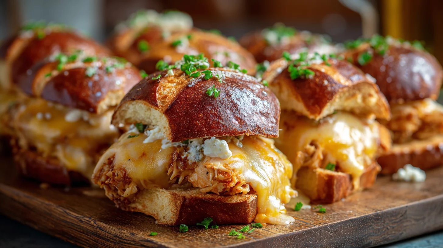 Honey Butter Cheddar Chicken Sliders