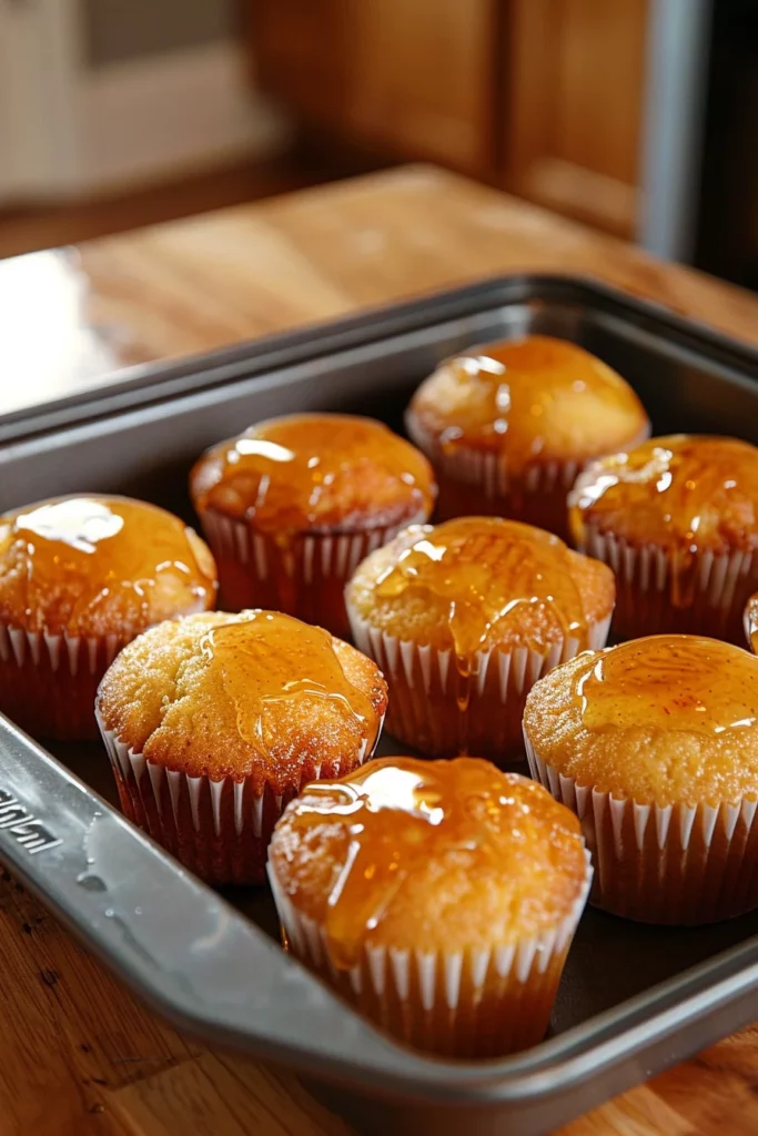 Honey Peach Cupcake Drizzle Hack - Perfect Summer Treat