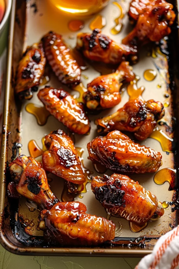 Hot Honey Peach Wings: Perfectly Sweet and Spicy Delight
