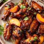 Hot Honey Peach Wings