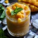 Mango Coconut White Chocolate Mocktail
