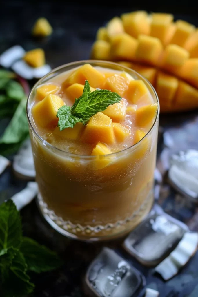Mango Coconut White Chocolate Mocktail Perfect Recipe