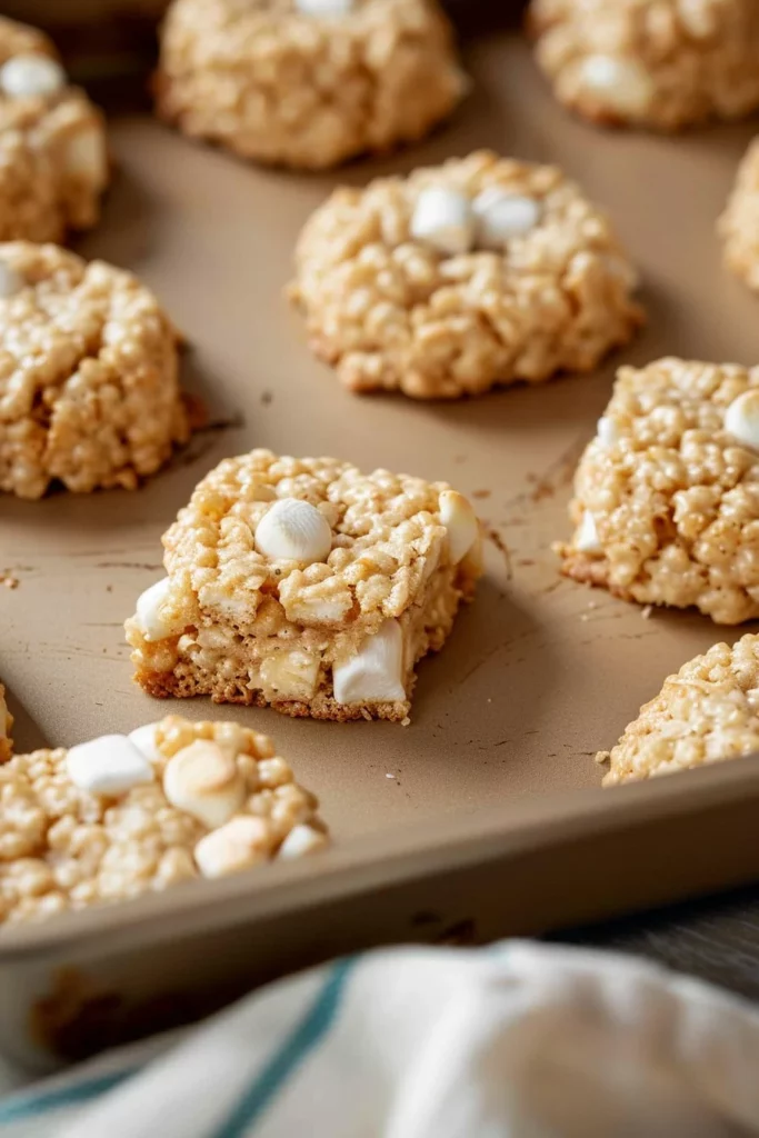 Marshmallow Crispy Cookies: Perfect Treat in Minutes