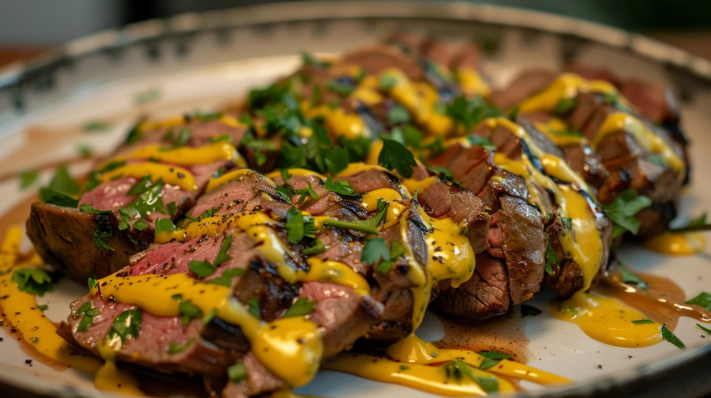 Mustard Horseradish Sauce Venison Backstrap Delight Recipe