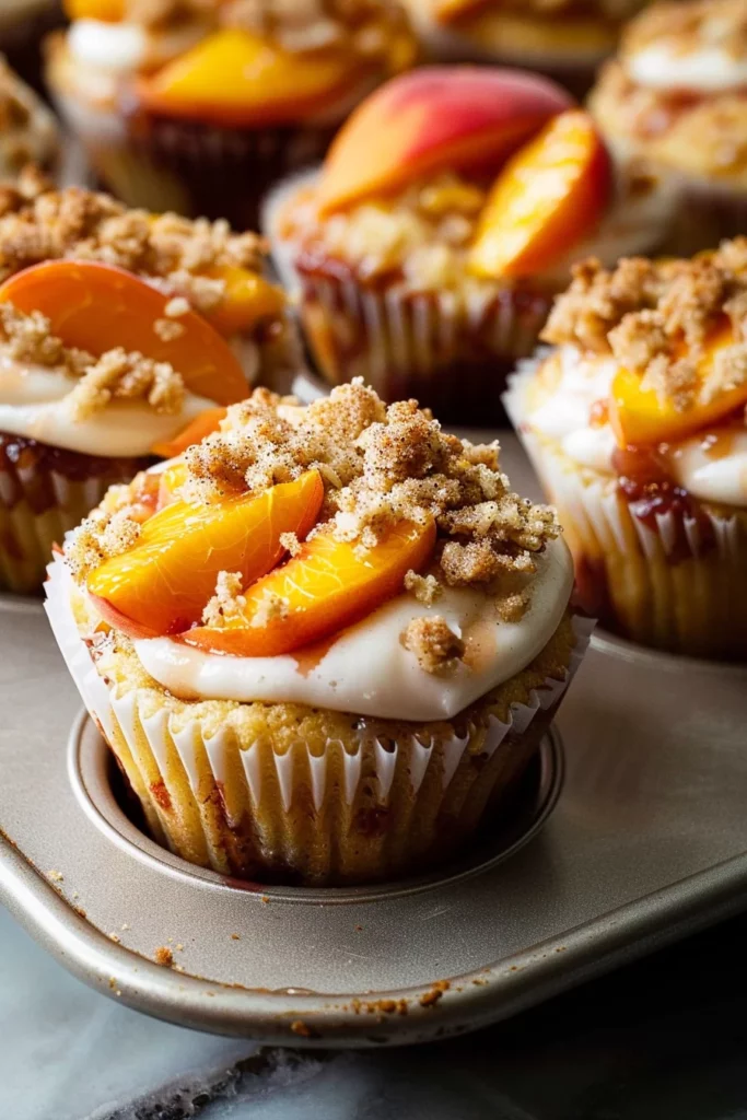 Peach Cobbler Cupcakes: Perfect Summer Treat Recipe
