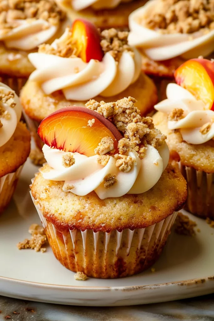 Peach Cobbler Cupcakes: Perfect Summer Treat Recipe