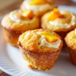 Peach Jalapeño Cream Cheese Cornbread Muffins