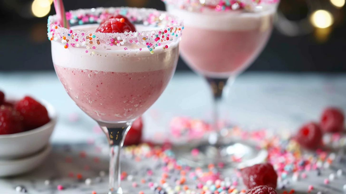 Raspberry White Chocolate Mocktail