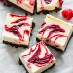 White Chocolate Raspberry Cheesecake Bars