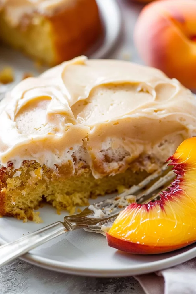 Brown Sugar Peach Cake: Heavenly Peach Bliss