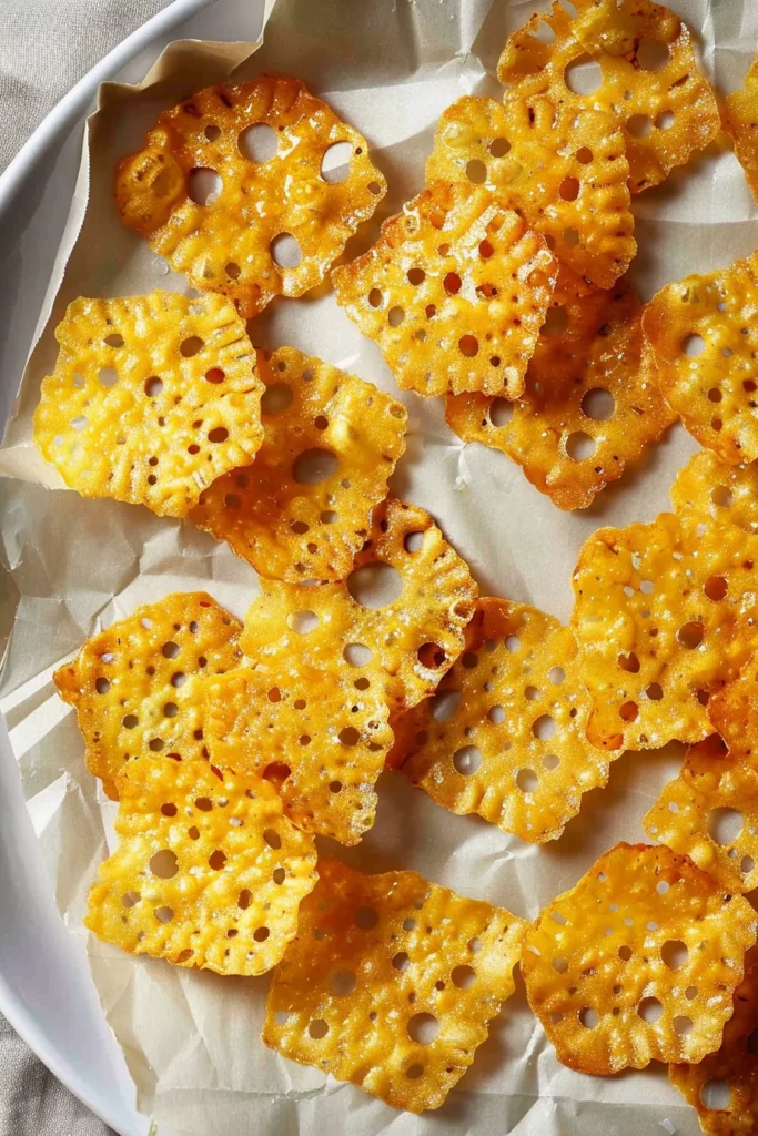 Cheese Crisps: Irresistible Golden Crunchiness