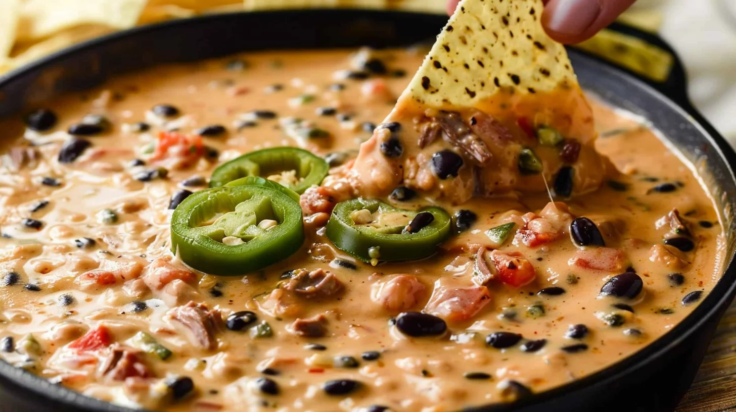 Cheesy Jalapeño Venison Queso Dip