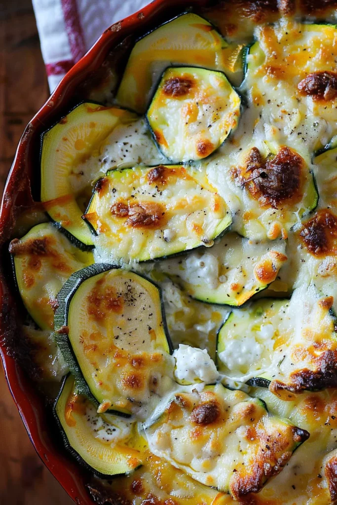 Cheesy Zucchini Ricotta Bake: Irresistibly Creamy Delight