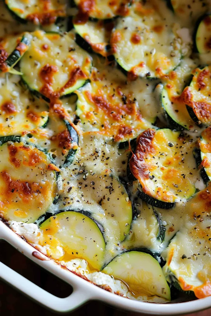 Cheesy Zucchini Ricotta Bake: Irresistibly Creamy Delight