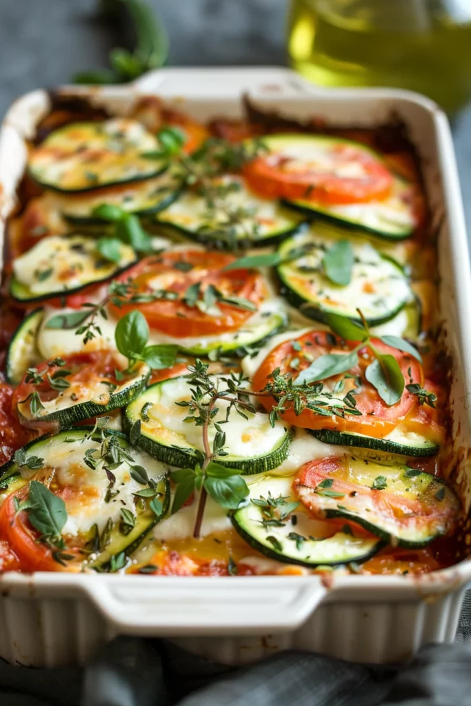 Cheesy Zucchini Tomato Bake: Irresistibly Rich and Flavorful