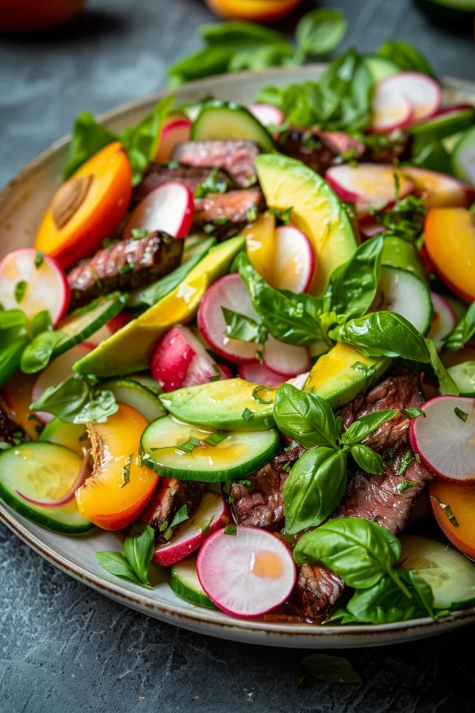 Chickpea Peach Salad With Honey Lime Dressing: Ultimate Summer Flavor Explosion