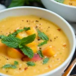 Chilled Peach Soup