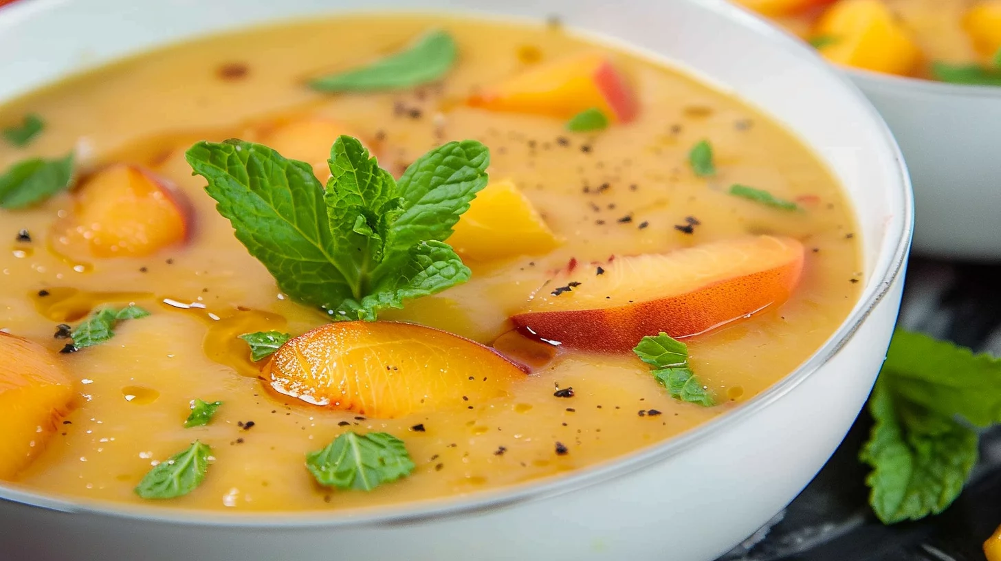 Chilled Peach Soup