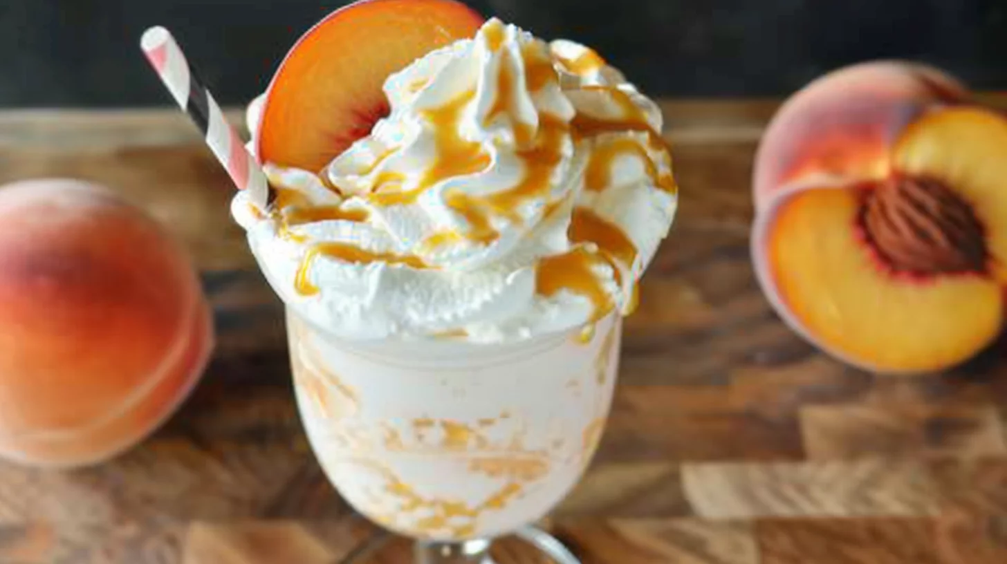 Copycat Chick Fil A Peach Milkshake