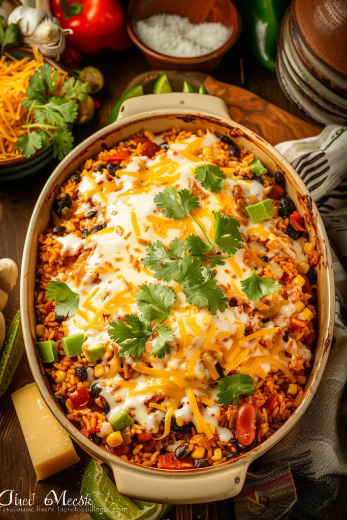 Creamy Mexican Rice Casserole: Ultimate Comfort Food Delight