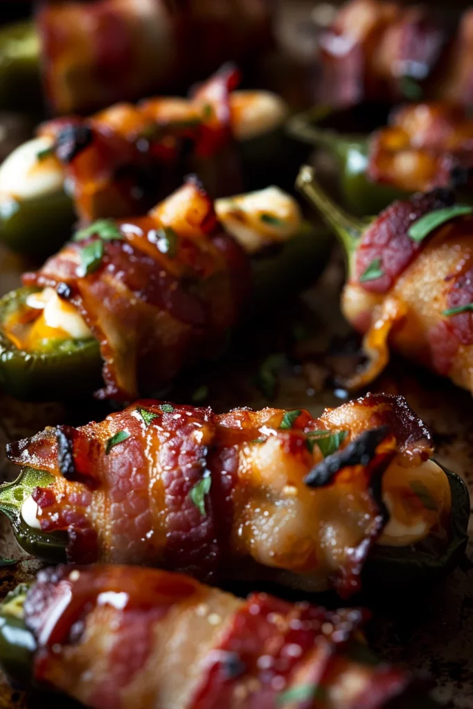 Crispy Bacon Mozzarella Poppers: Irresistible Sweet Maple Glaze