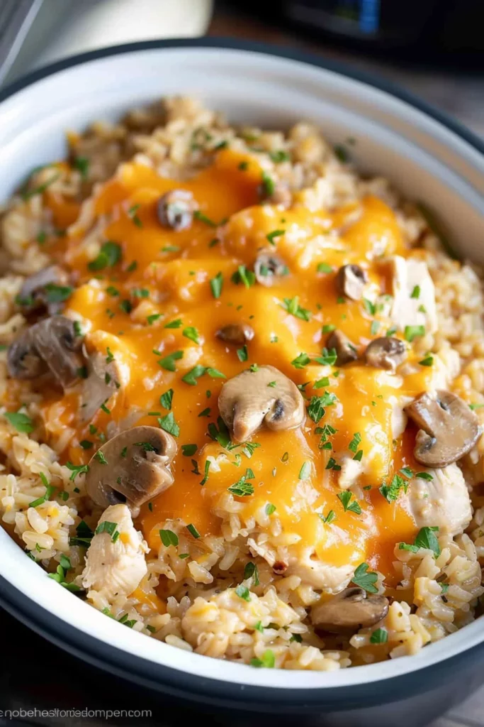 Crock Pot Chicken and Rice Recipe: Ultimate Cheesy Comfort Food