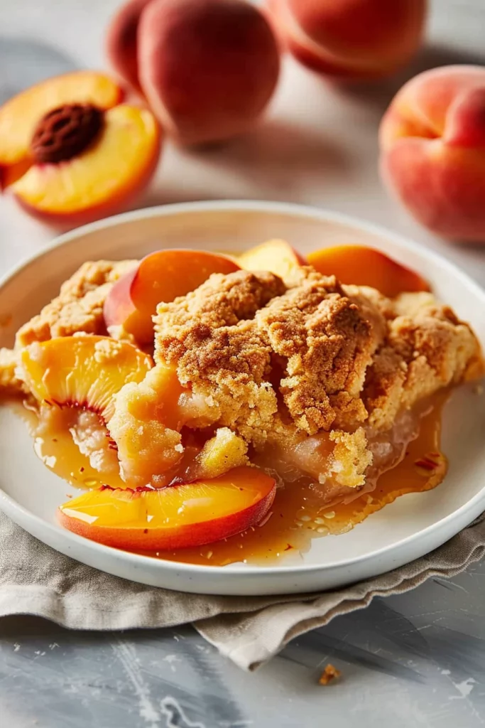 Fresh Southern Peach Cobbler: Heavenly Peach Bliss in Every Bite!